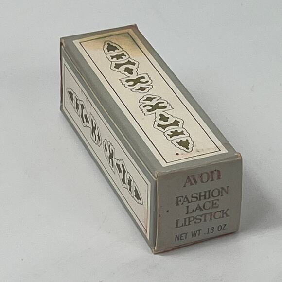 1970s Avon Fashion Lace Lipstick Orange Rage New in Box NOS Cosmetics Makeup Vtg - Picture 8 of 10